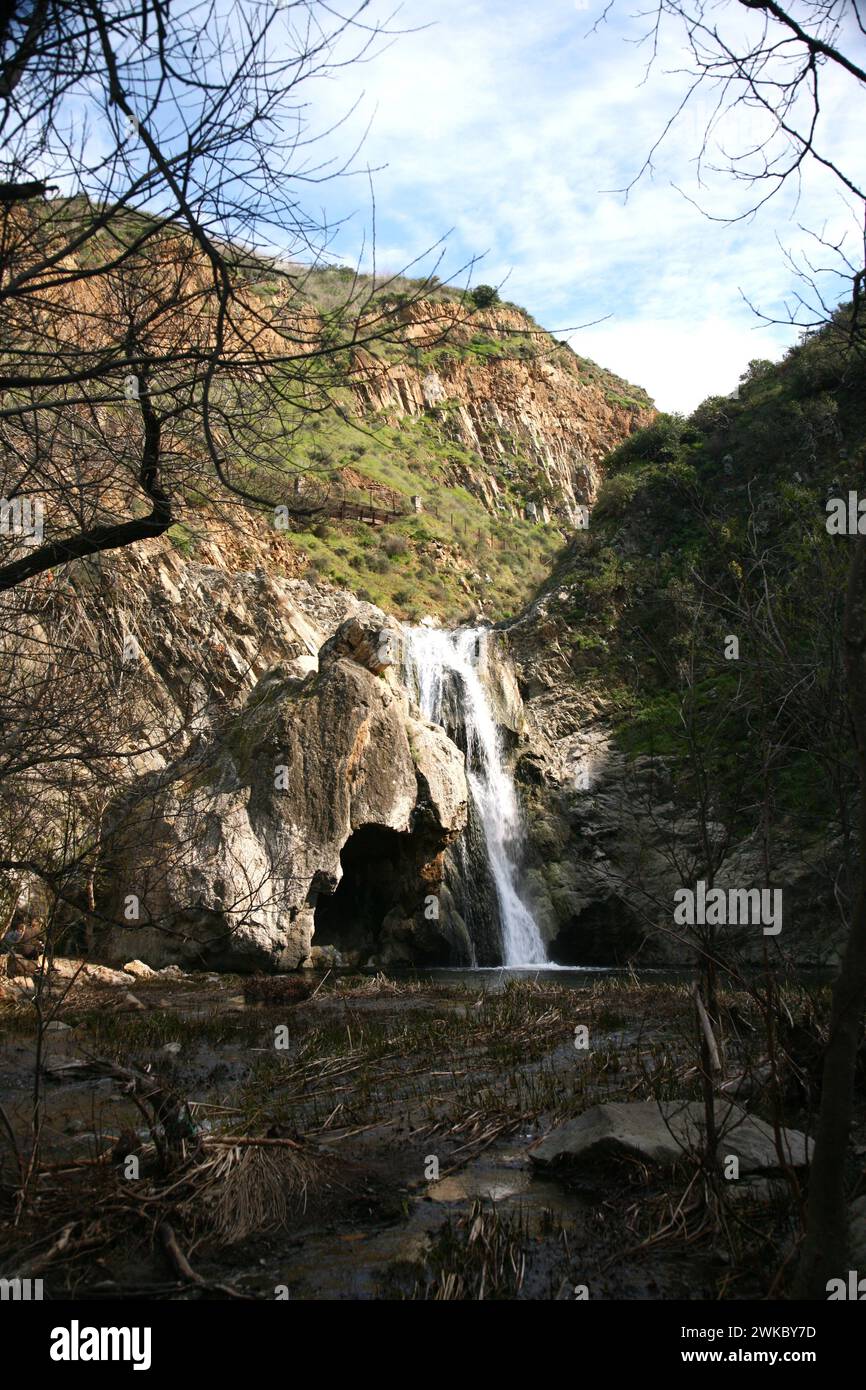 Paradise Falls vicino a Thousand Oaks CA Foto Stock