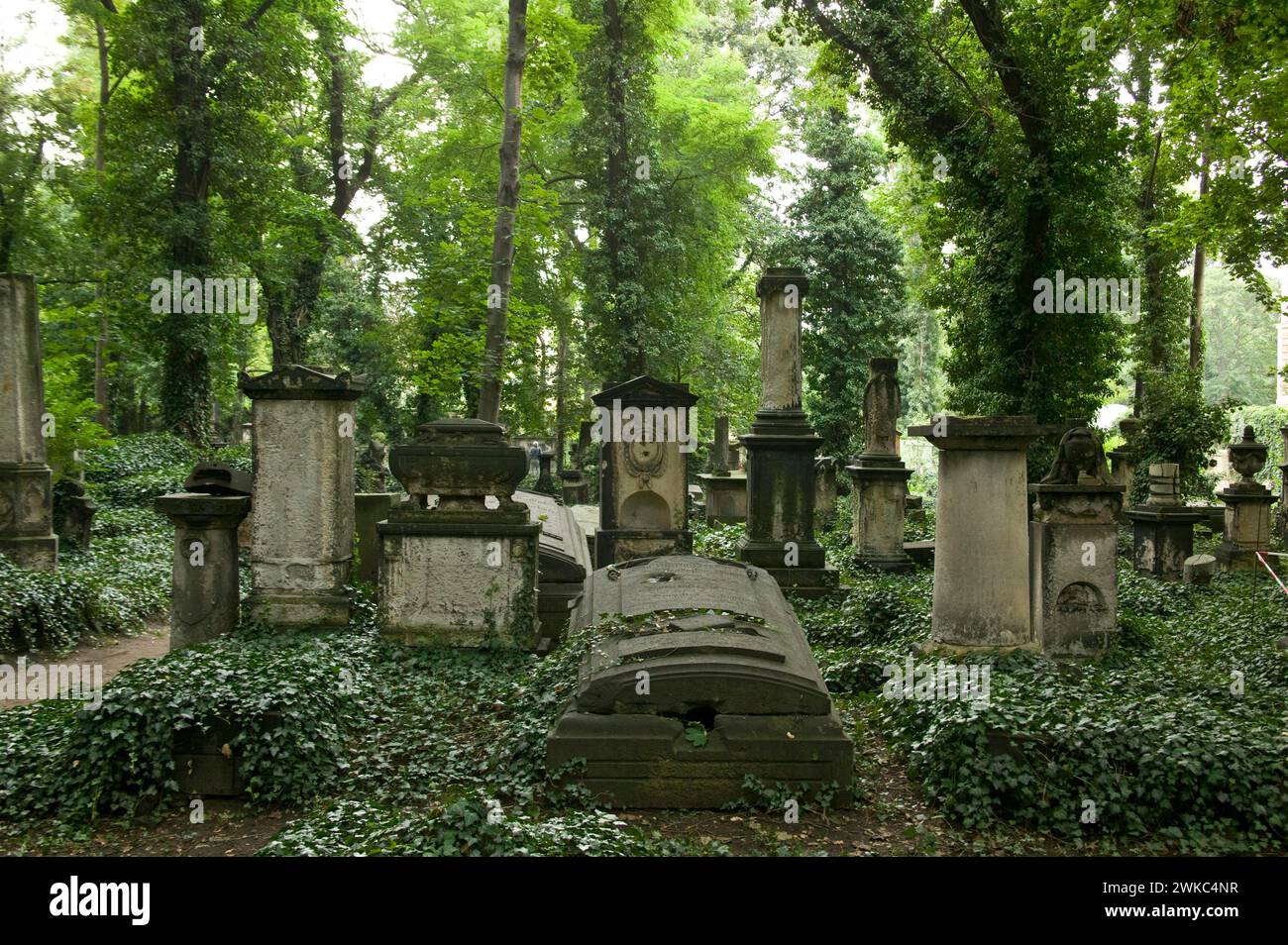 Il Cimitero Elias di Dresda è considerato il cimitero culturalmente e storicamente più significativo della città. Il luogo di sepoltura nella Pirnaische Foto Stock