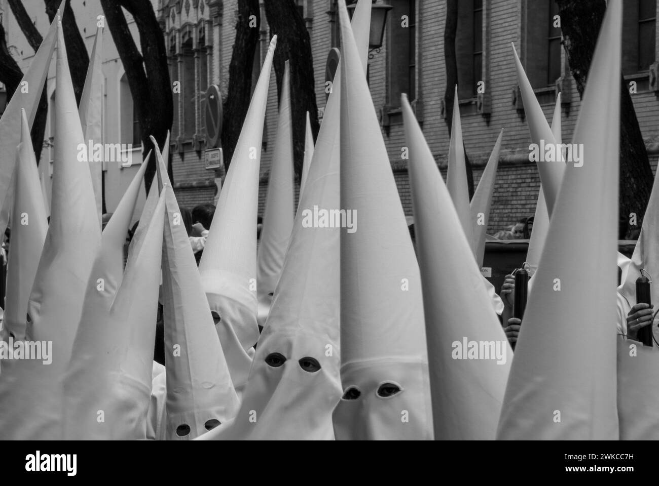 Le grandi processioni durante il periodo pasquale Foto Stock