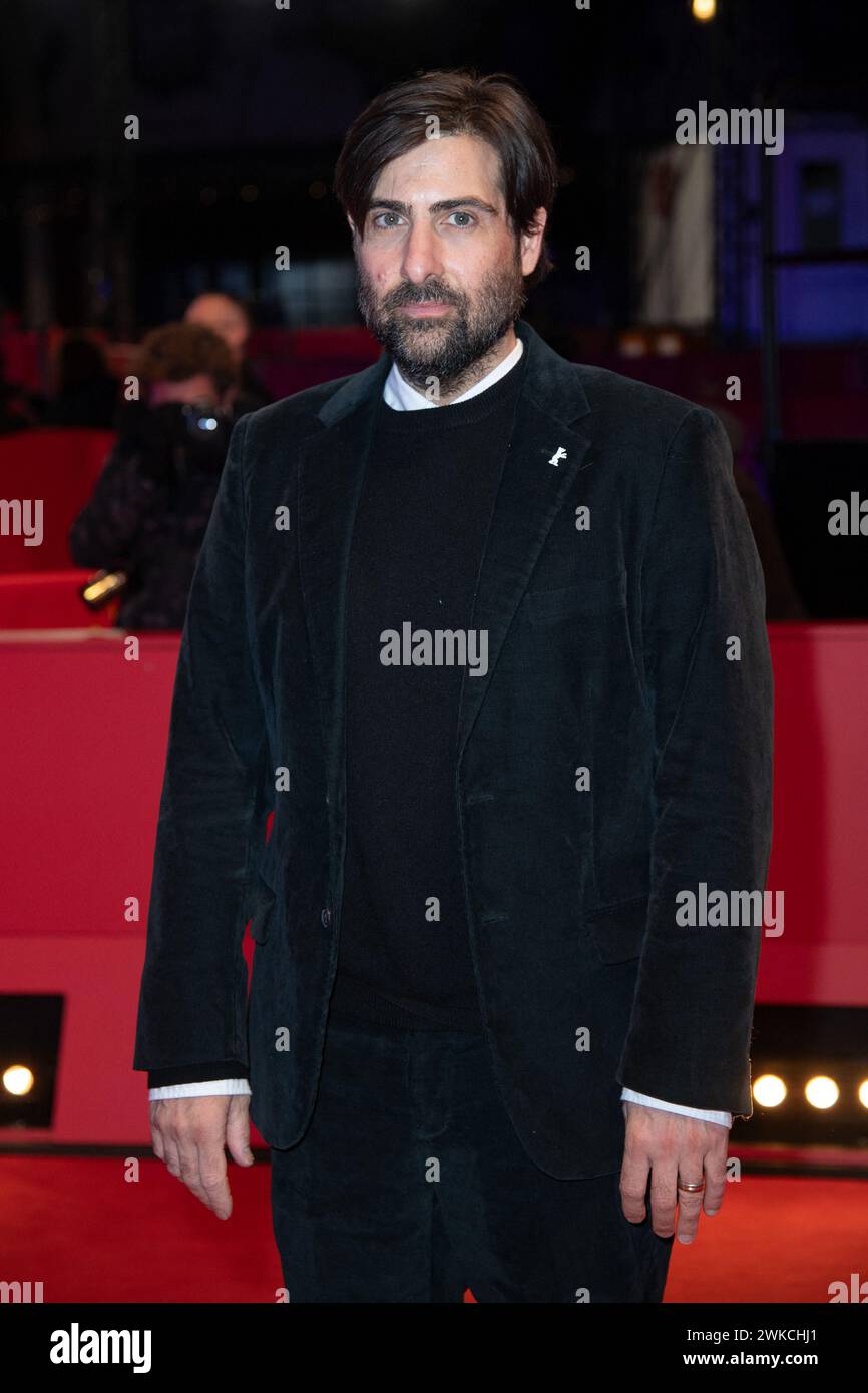Berlino, Germania. 19 febbraio 2024. Jason Schwartzman partecipa alla premiere Yeohaengjaui pilyo (A Traveler's Need) durante il 74° Berlinale International Film Festival di Berlino al Grand Hyatt Hotel di Berlino, in Germania, il 19 febbraio 2024. Foto di Aurore Marechal/ABACAPRESS.COM credito: Abaca Press/Alamy Live News Foto Stock