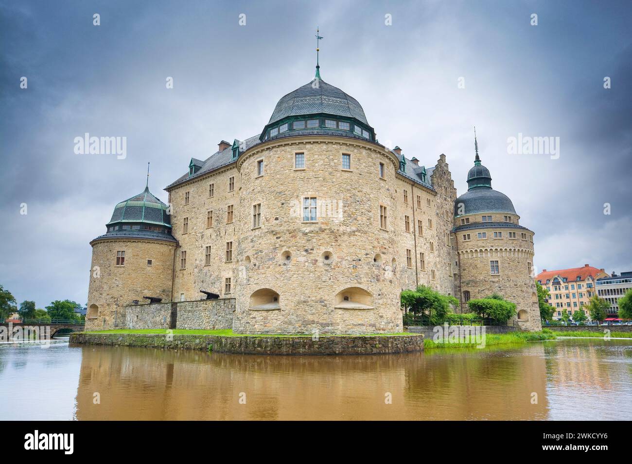 Castello di Orebro, Svezia Foto Stock