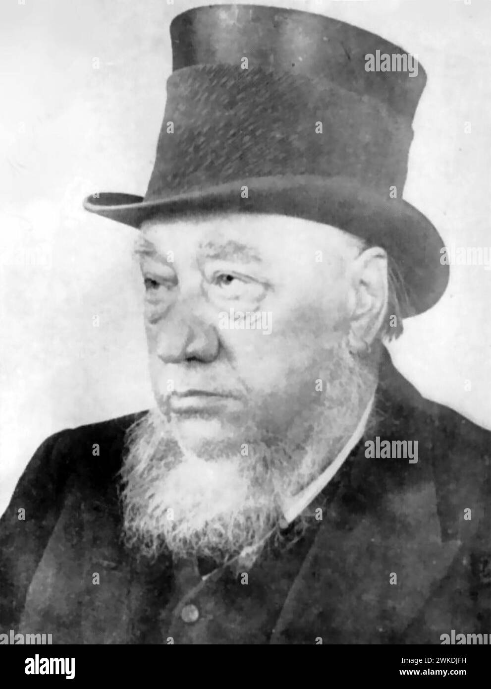 PAUL KRUGER 1825-1904) politico boero sudafricano intorno al 1900 Foto Stock