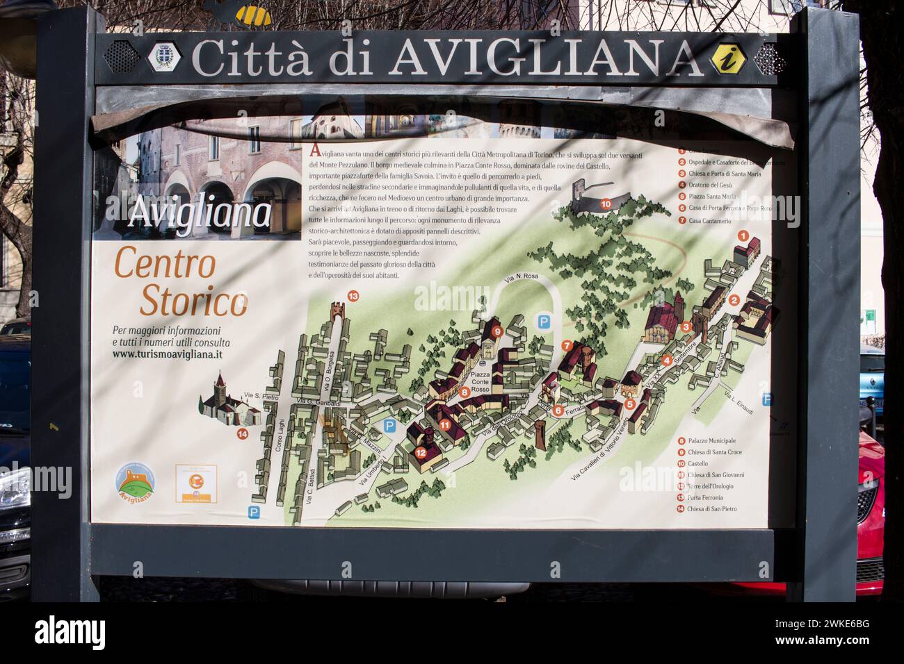 mappa del centro di torino