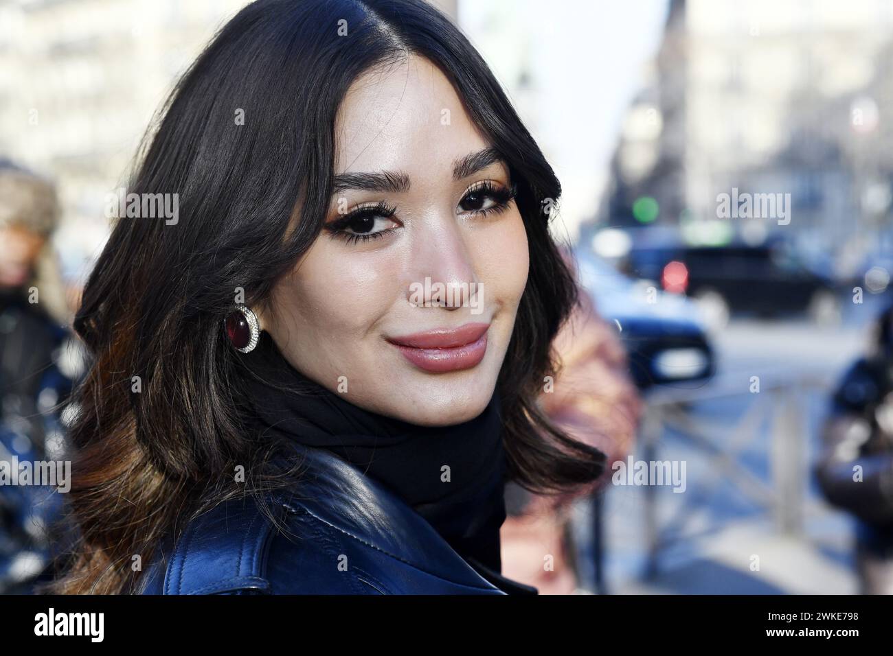 Heart Evangelista - Street style alla Paris Fashion Week 2024 Foto Stock