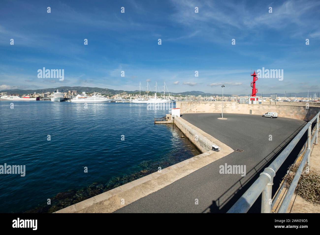 Puerto de Palma di Maiorca, isole Baleari, Spagna. Foto Stock