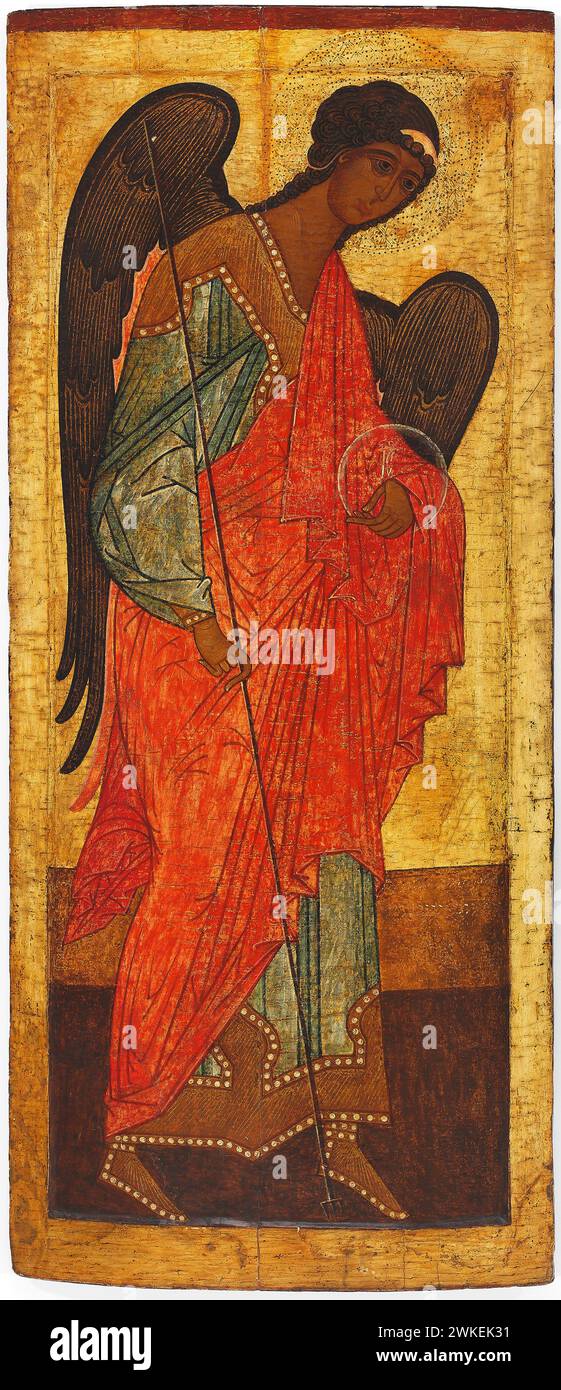 San Michele Arcangelo. Museo: Collezione privata. Autore: icona russa. Foto Stock