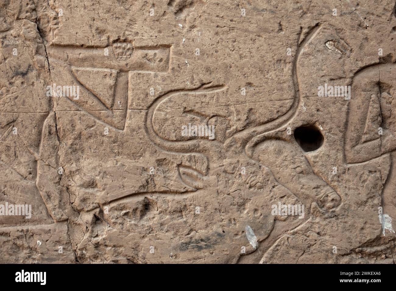 Il Tempio di Beit el-Wali, nuova Kalabsha, Lago Nasser, Egitto Foto Stock