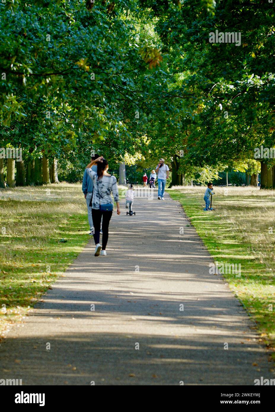 Foto scattate al Walpole Park di Ealing West London. Foto Stock