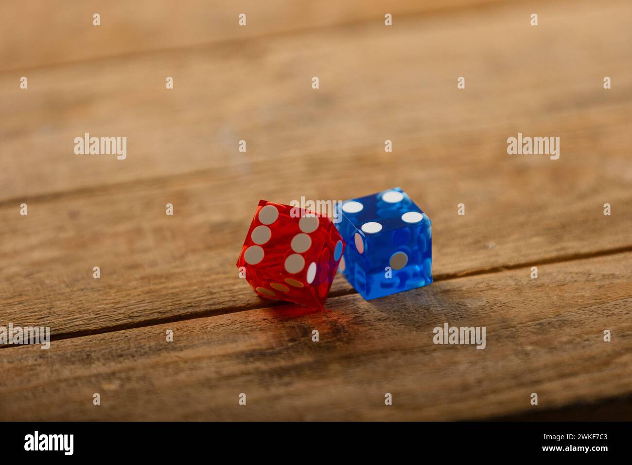 i dadi sono una parte importante dei trucchi degli artisti magici, degli illusionisti Foto Stock