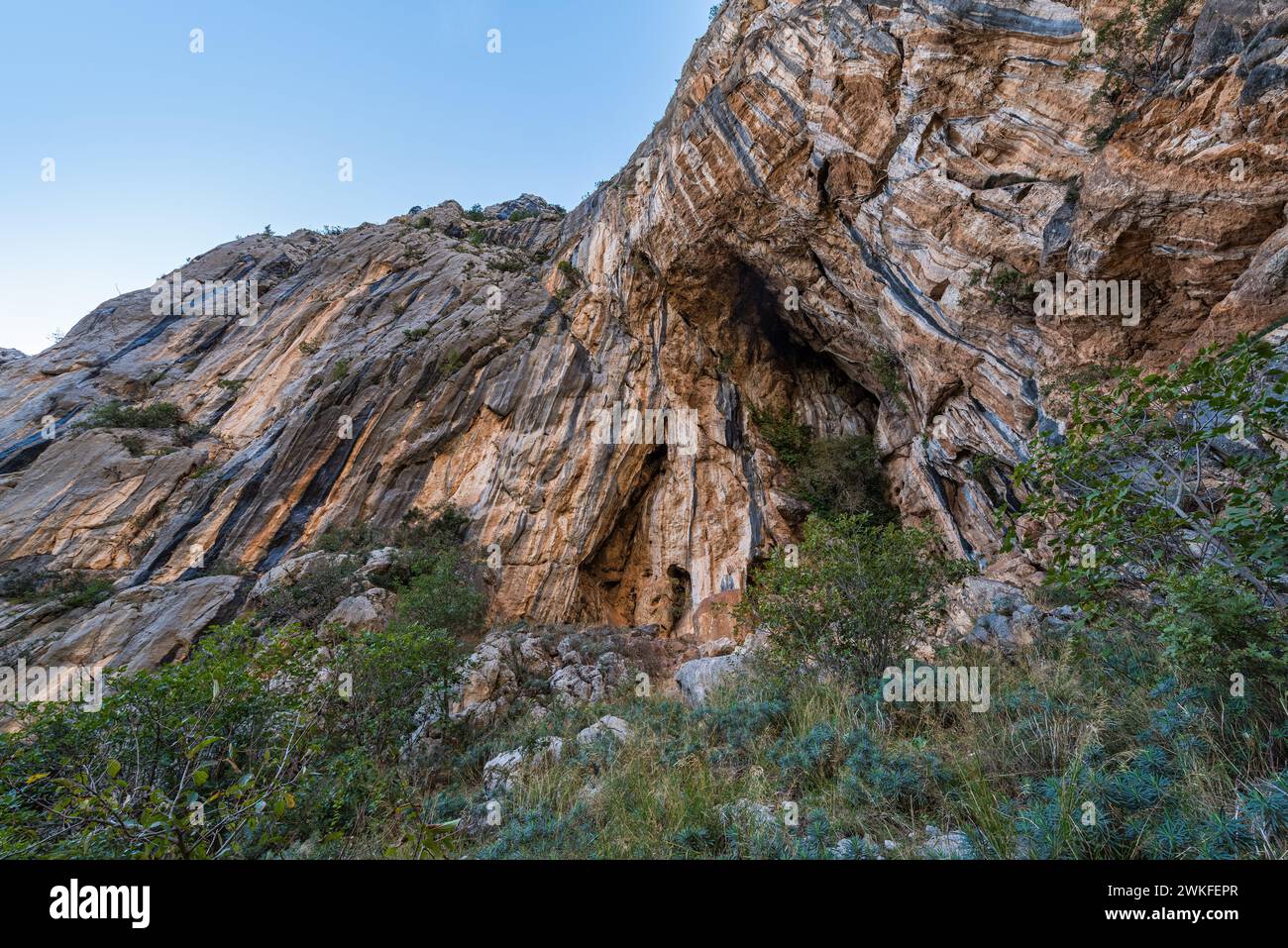 Mala Paklenica, montagna Velebit, Croazia Foto Stock