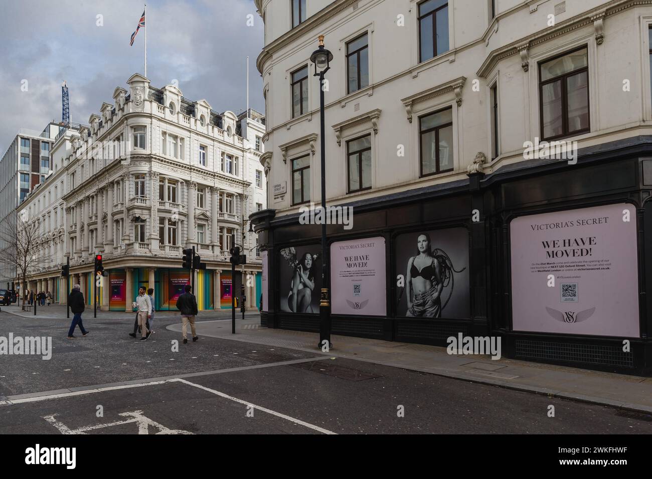 Victoria's Secret Store e Fenwick si sono trasferiti da New Bond Street. Foto Stock