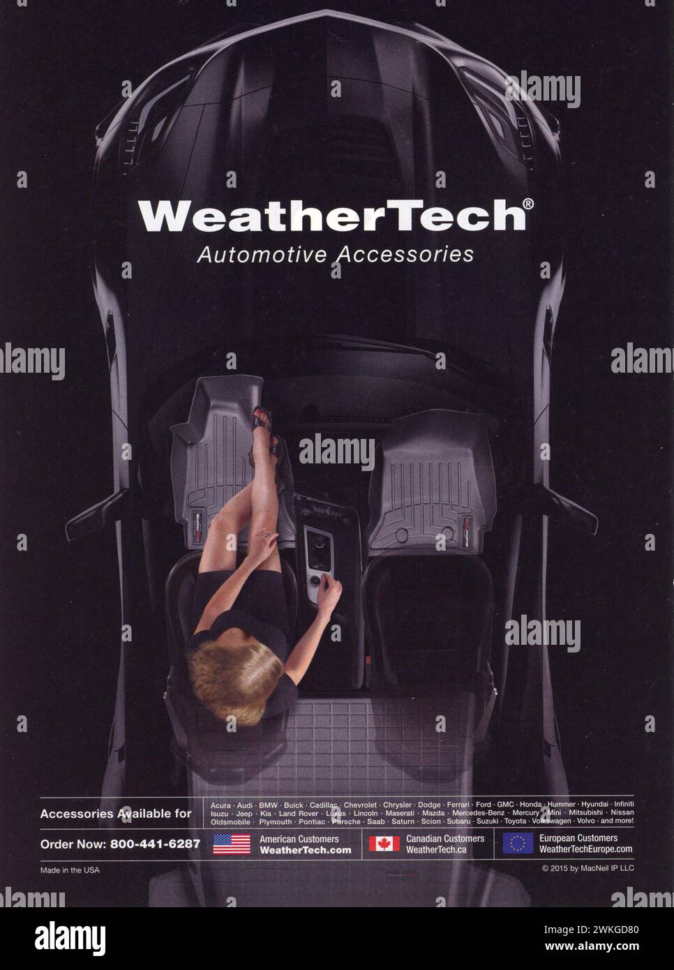 Rivista vintage "Playboy" settembre 2015 Advert, USA Foto Stock