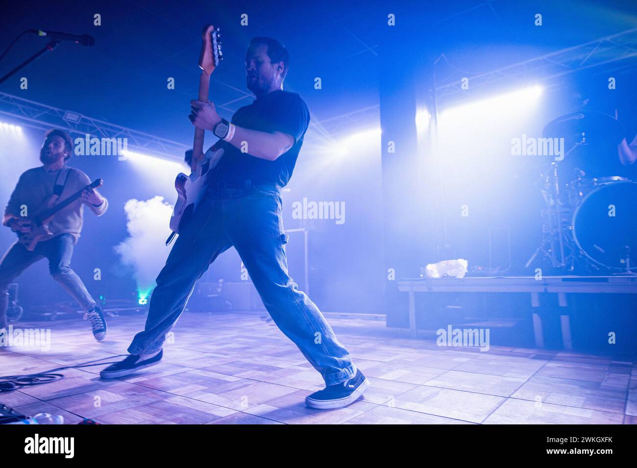 Milano, Italia. 20 febbraio 2024. Jack Underkofler dei Dead Poet Society si esibisce dal vivo al Legend di Milano. Credito: SOPA Images Limited/Alamy Live News Foto Stock