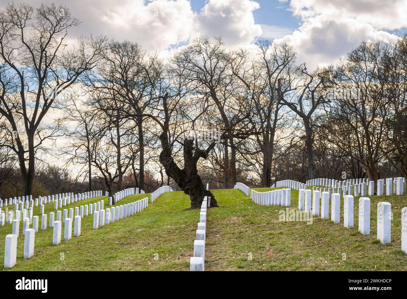 ARLINGTON NATIONAL CEMETERY ARLINGTON VIRGINIA USA Foto Stock