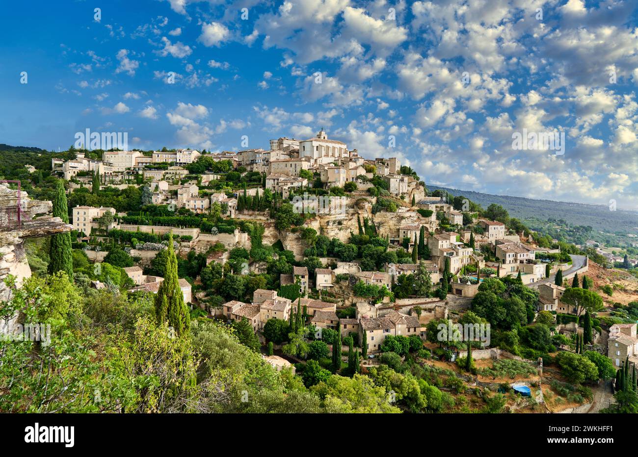 Gordes, Vaucluse, Provence-Alpes-Côte d’Azur, Francia, Europa Foto Stock