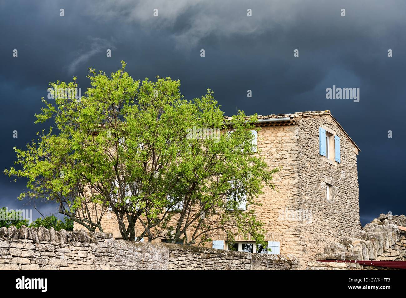 Gordes, Vaucluse, Provence-Alpes-Côte d’Azur, Francia, Europa Foto Stock
