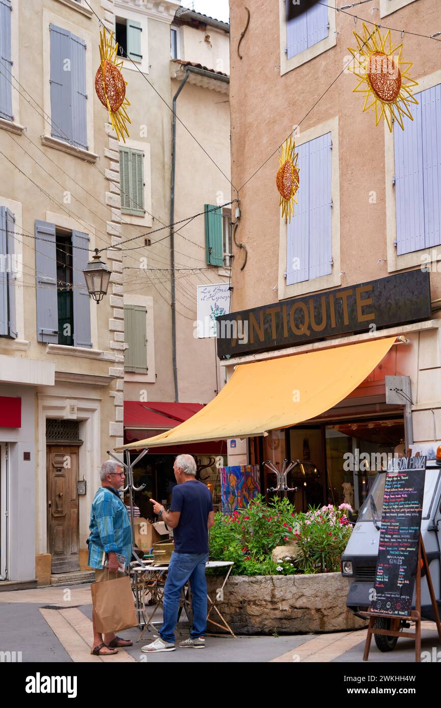 Place du Postel, Apt, Vaucluse, Provence-Alpes-Côte d’Azur, Francia, Europa Foto Stock