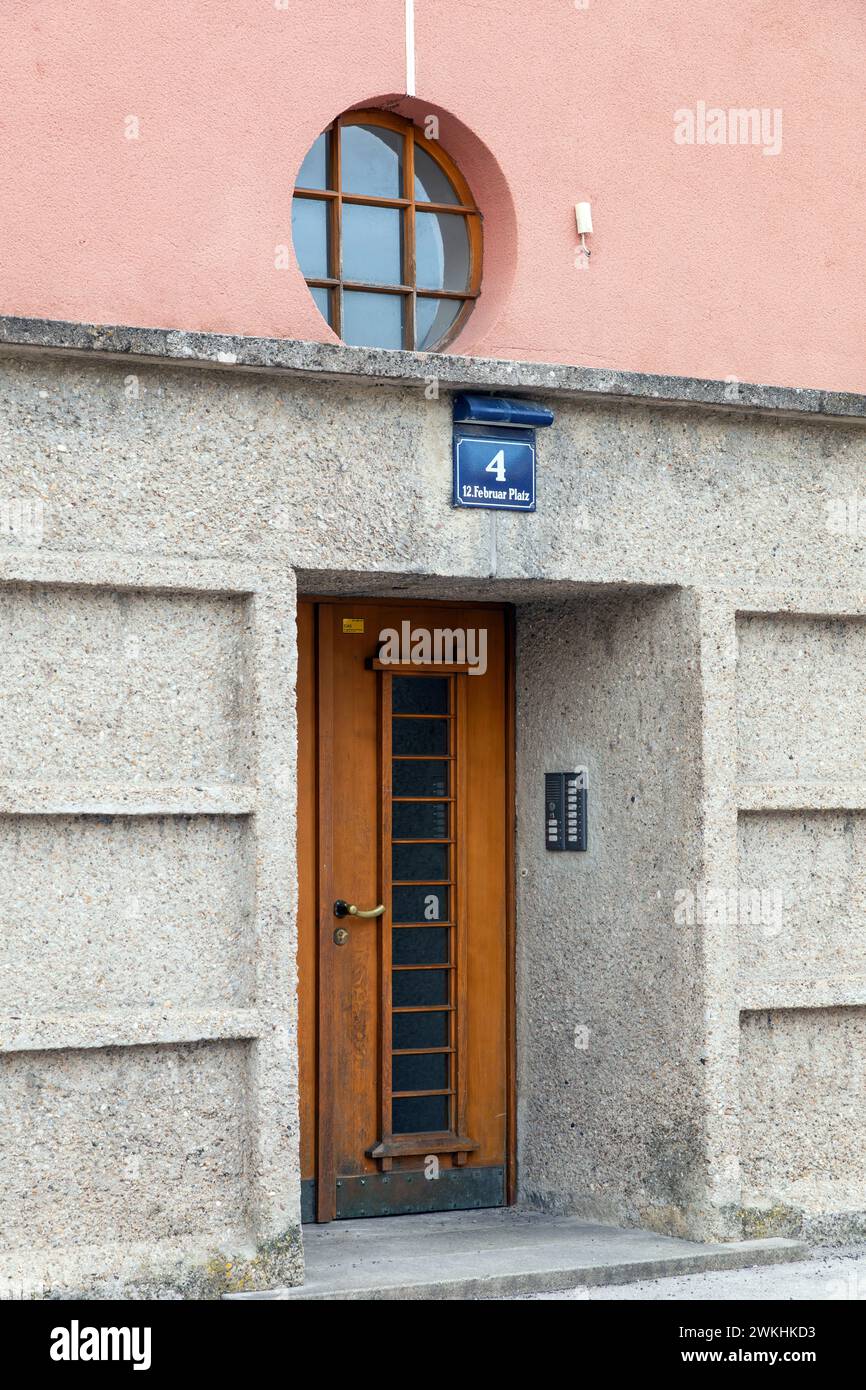 Karl Marx-Hof o Karl Marx corte, Vienna, Austria. La più lunga singolo edificio residenziale nel mondo Foto Stock