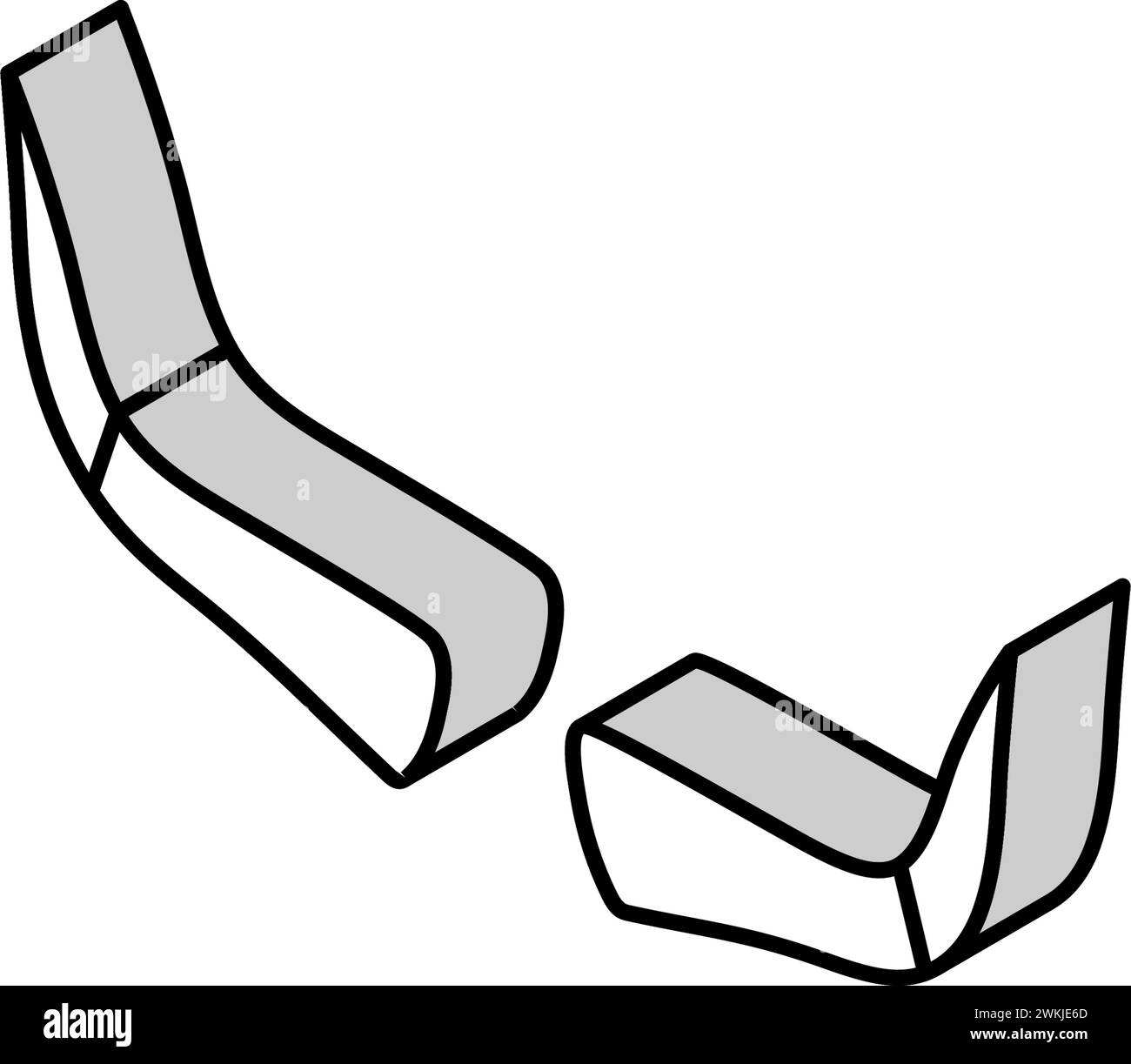 illustrazione del vettore icona isometrica animale della tromba Illustrazione Vettoriale