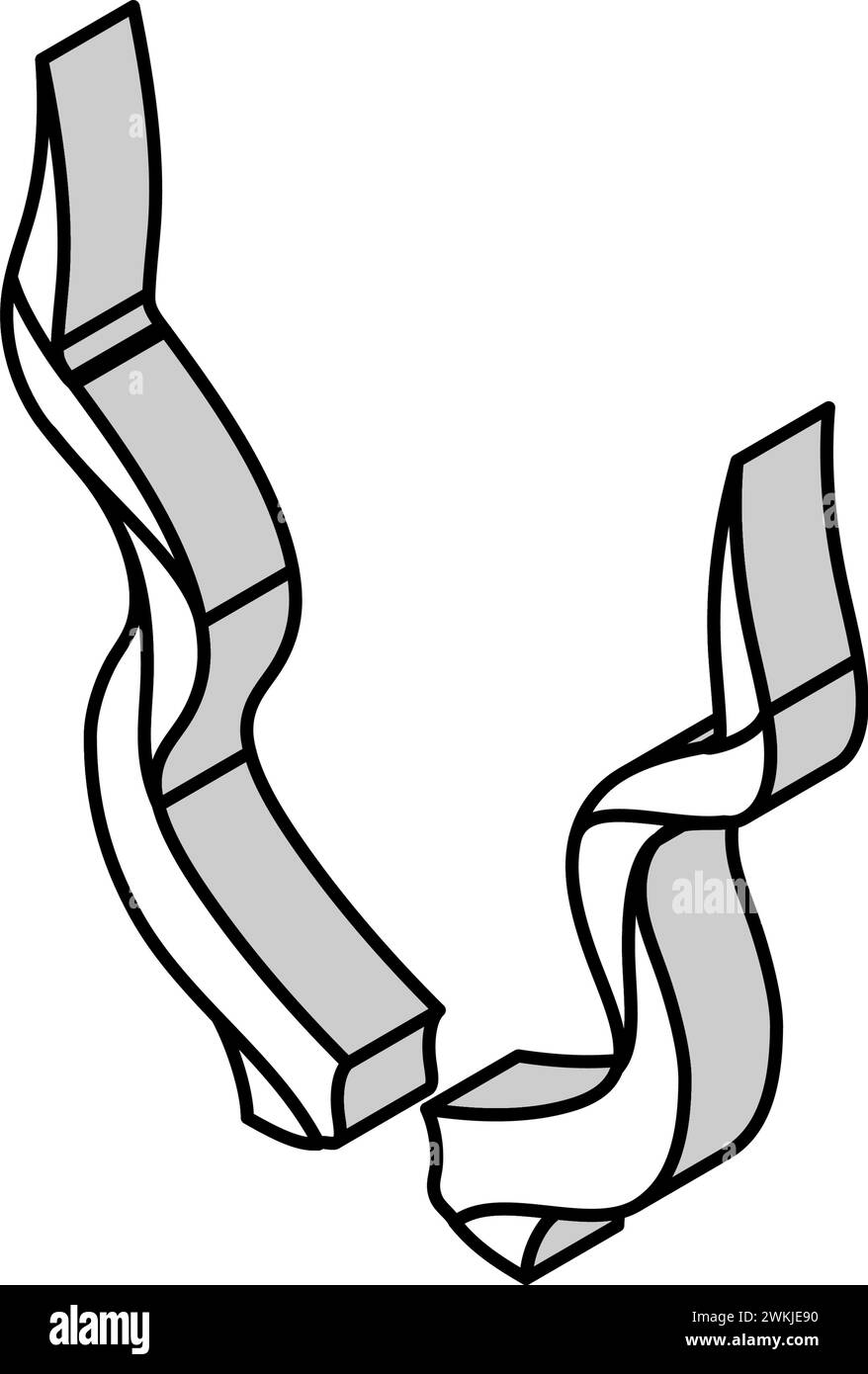 antelope fauna animale isometrico icona vettore illustrazione Illustrazione Vettoriale