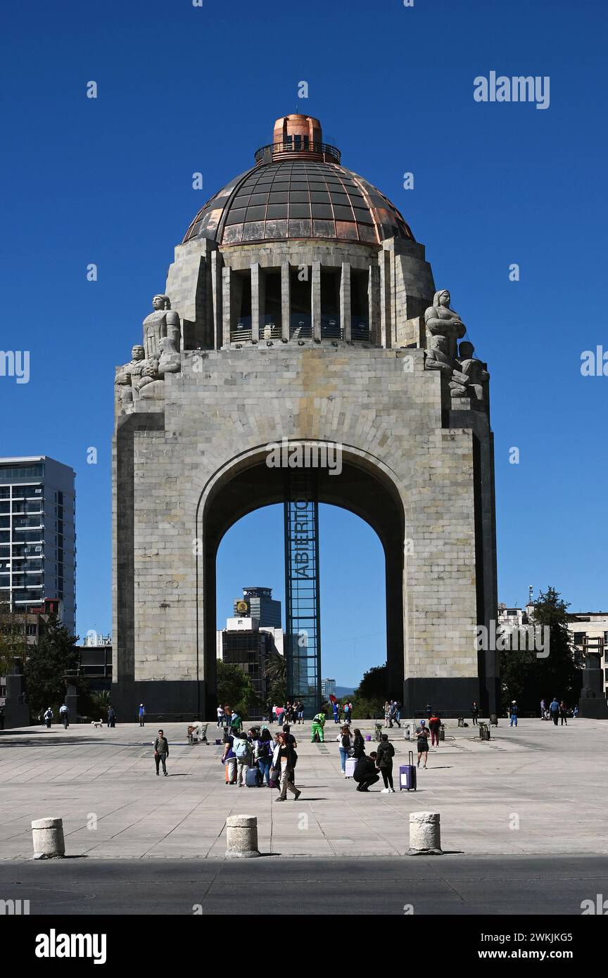Monumento a la Revolucion, Centro Historico, Mexiko Stadt Foto Stock