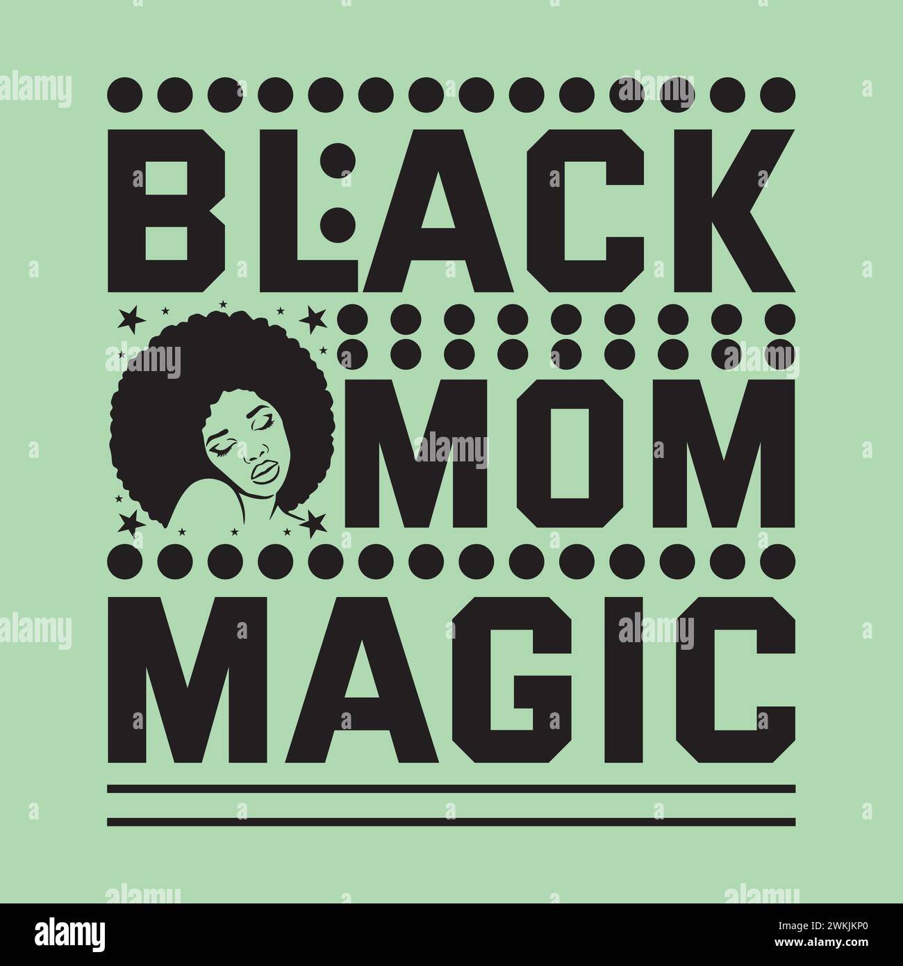 T-shirt per la Festa della mamma con design tipografico Illustrazione Vettoriale