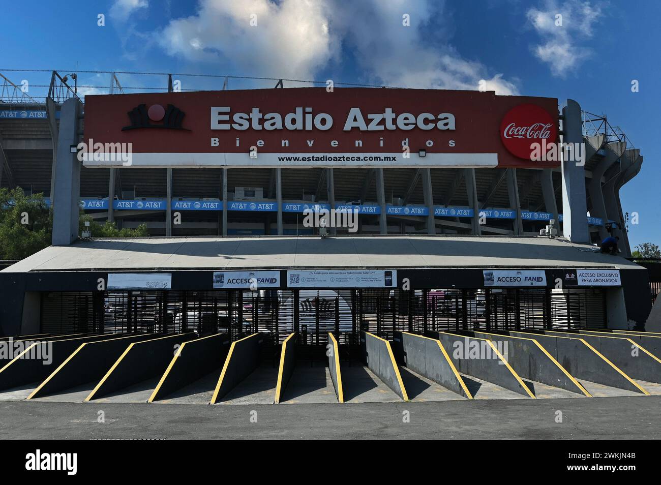 Estadio Azteca, stadio Azteca, sede della squadra di calcio Club America e sede della partita di apertura della Coppa del mondo FIFA 2026 Foto Stock