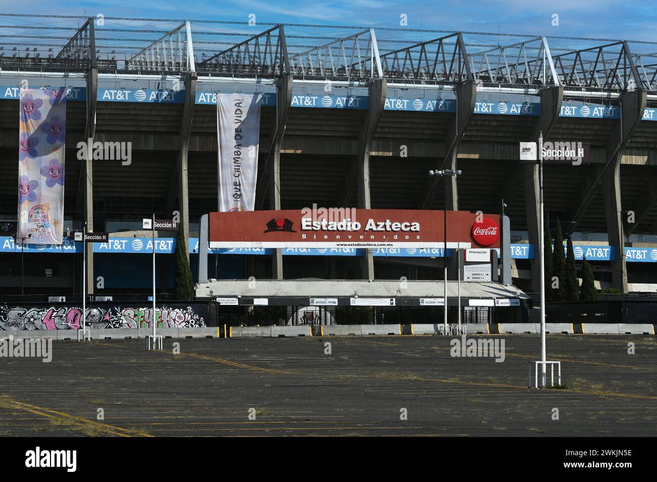 Estadio Azteca, stadio Azteca, sede della squadra di calcio Club America e sede della partita di apertura della Coppa del mondo FIFA 2026 Foto Stock