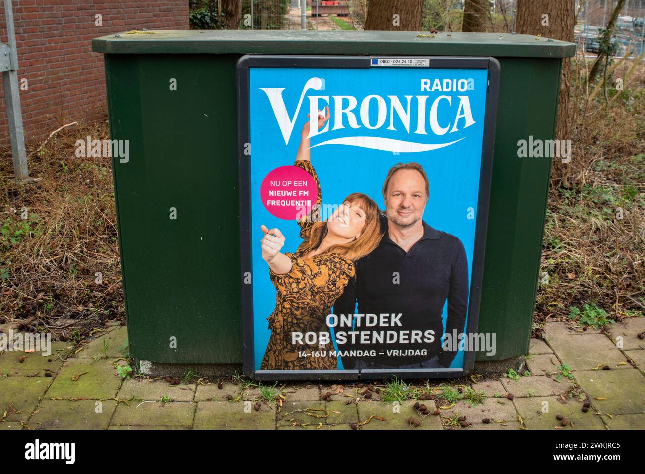 Billboard Veronica at Amsterdam Paesi Bassi 20-2-2024 Foto Stock