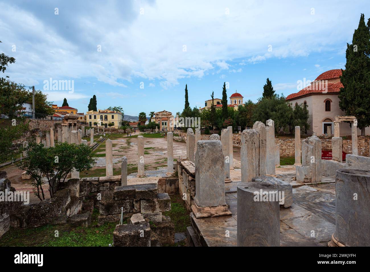 Ombre di un antico impero: Le rovine di Volteria Foto Stock