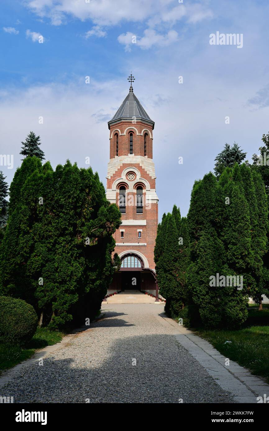 Cattedrale di Curtea de Argeș (inizio XVI secolo) Foto Stock