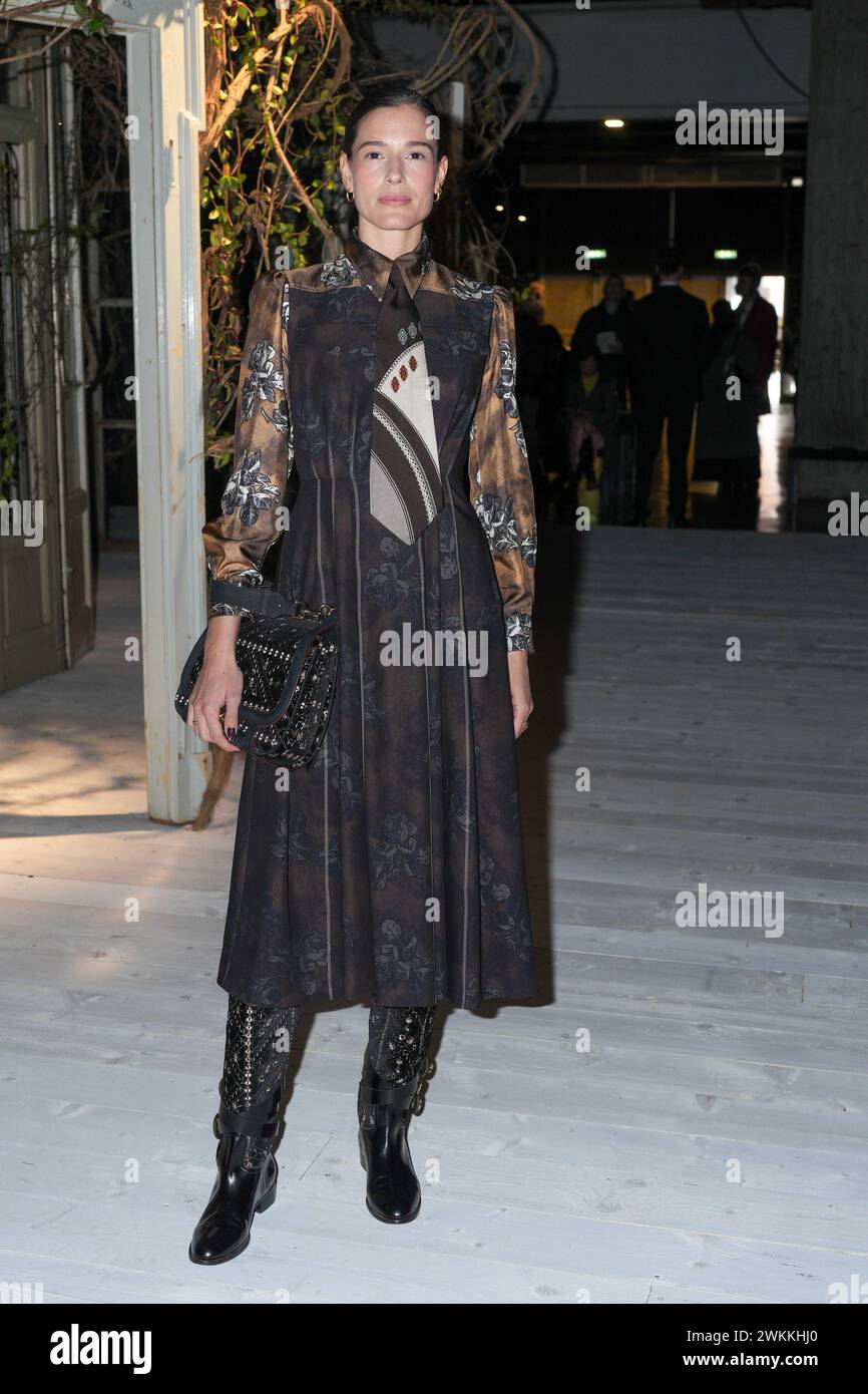 Milano, Italia. 21 febbraio 2024. Moda femminile, Autunno Inverno 2025. Sfilata di moda Marras nella foto: Chiara Baschetti credito: Agenzia fotografica indipendente/Alamy Live News Foto Stock