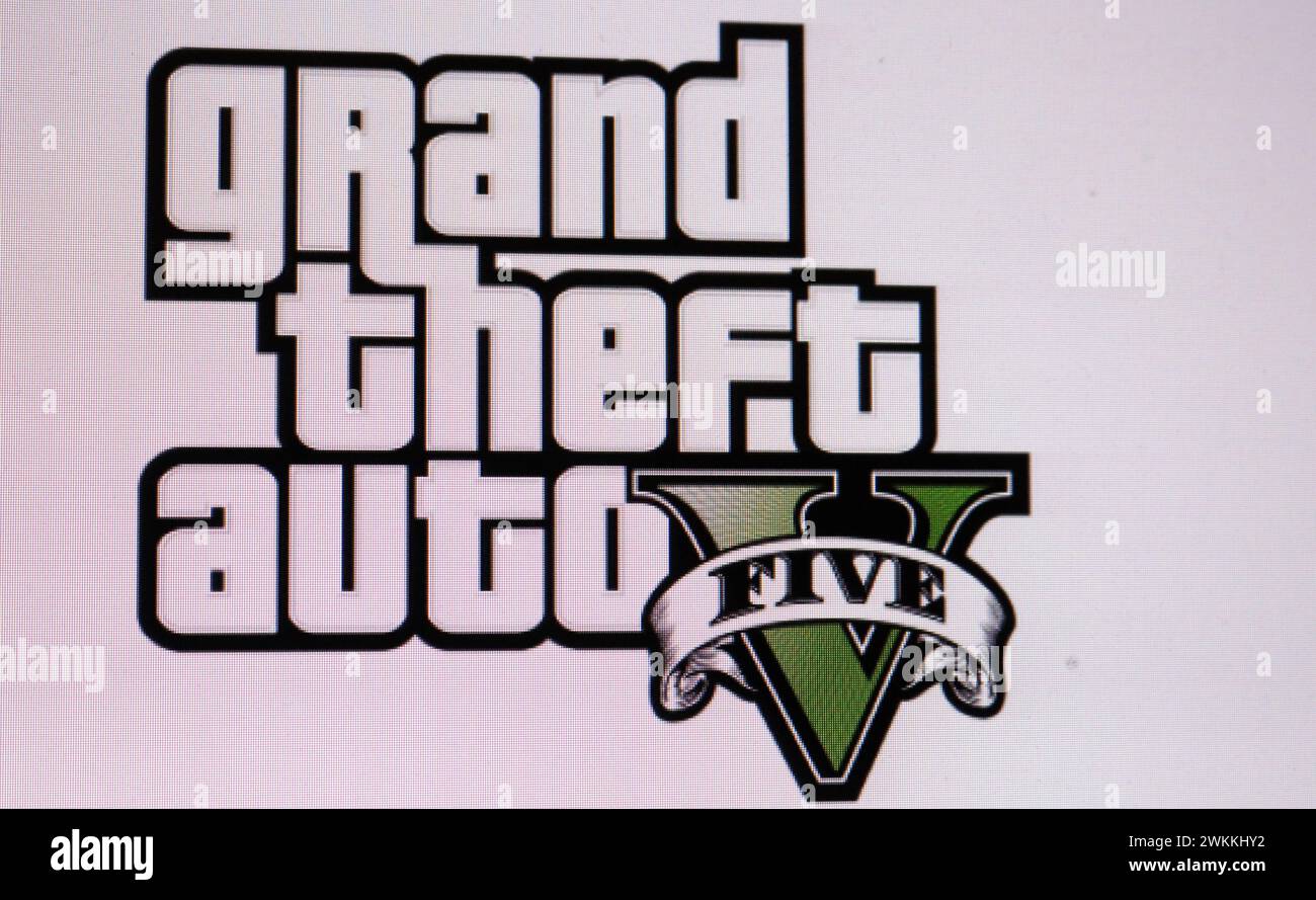 Logo/ Markenname/ brand name: Grand Theft Auto, Berlino (nur fuer redaktionelle Verwendung. Keine Werbung. Referenzdatenbank: http://www.360-berlin.de Foto Stock