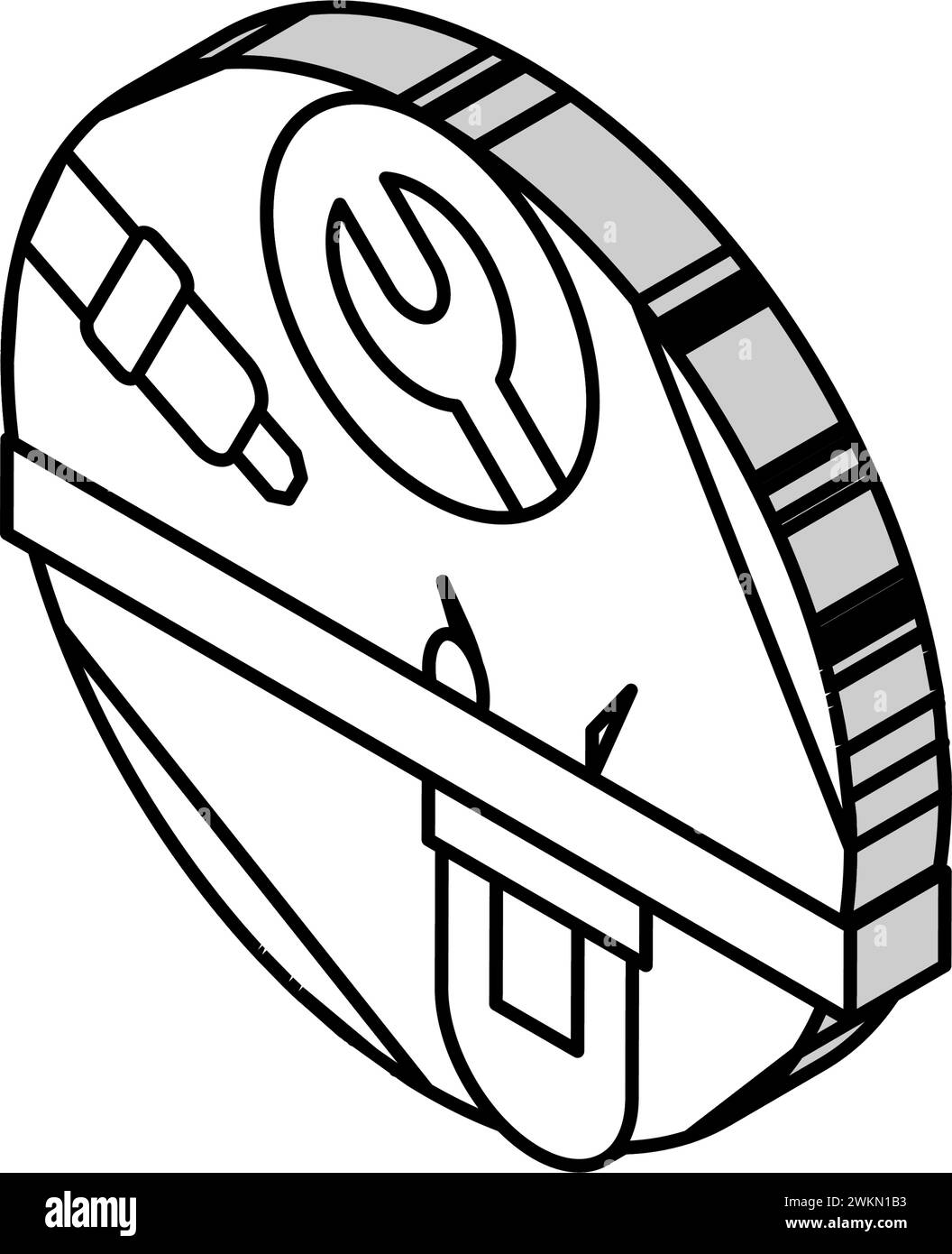 componenti di saldatura elettronica icona isometrica illustrazione vettoriale Illustrazione Vettoriale