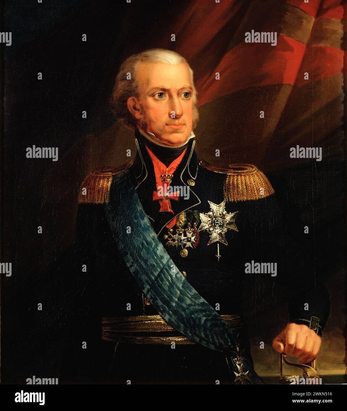 Carlo XII, Carlo XIII, 1748-1818, re di Svezia e Norvegia - Carl Frederik von Breda Foto Stock