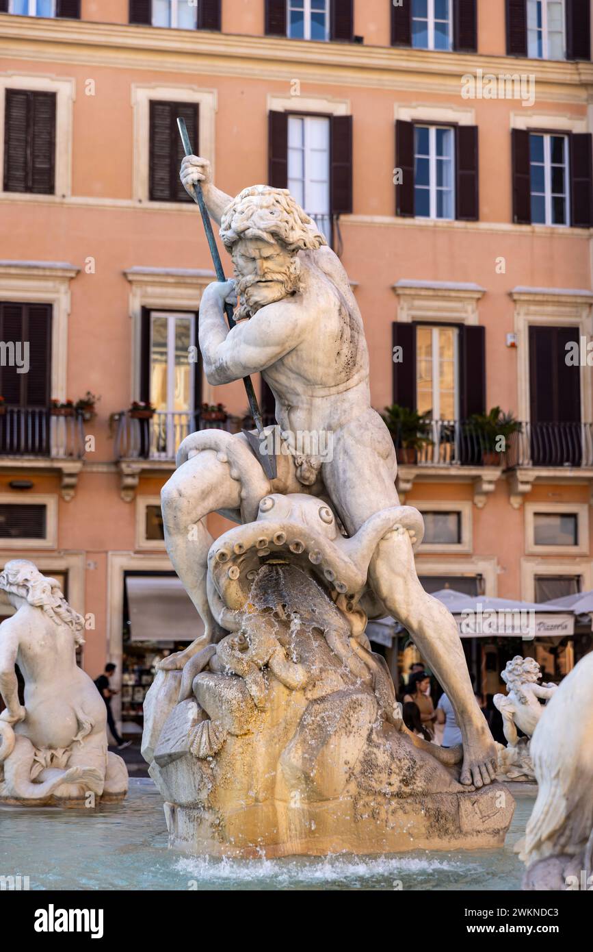 La vita quotidiana per le strade di Roma, Italia. Foto Stock