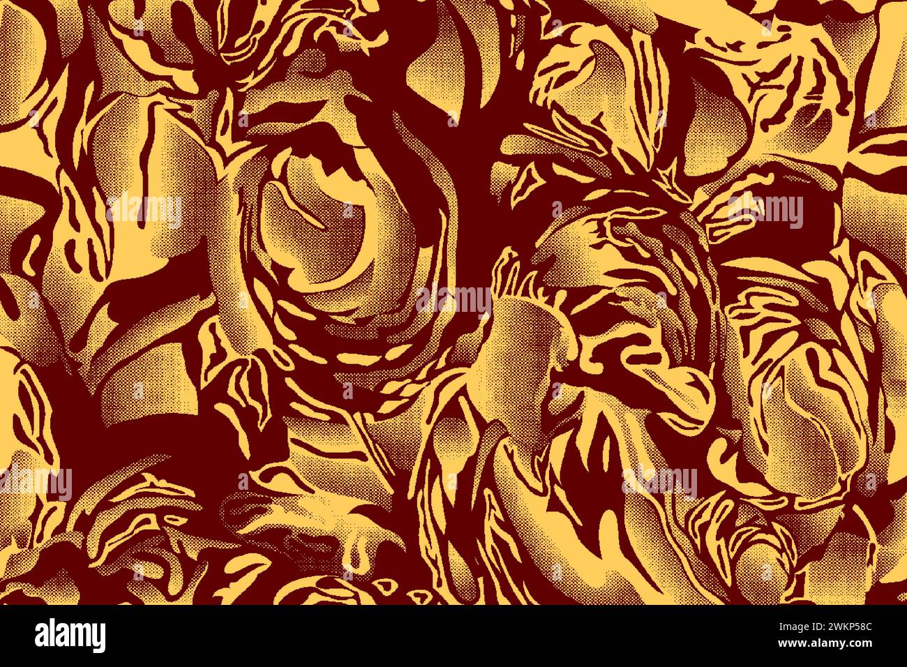 disegno a mano decorato multicolore ornamentale tracciato su tutto lo sfondo base motivo a ripetizione trama geometrica bordo etnico tribale Illustrazione Vettoriale