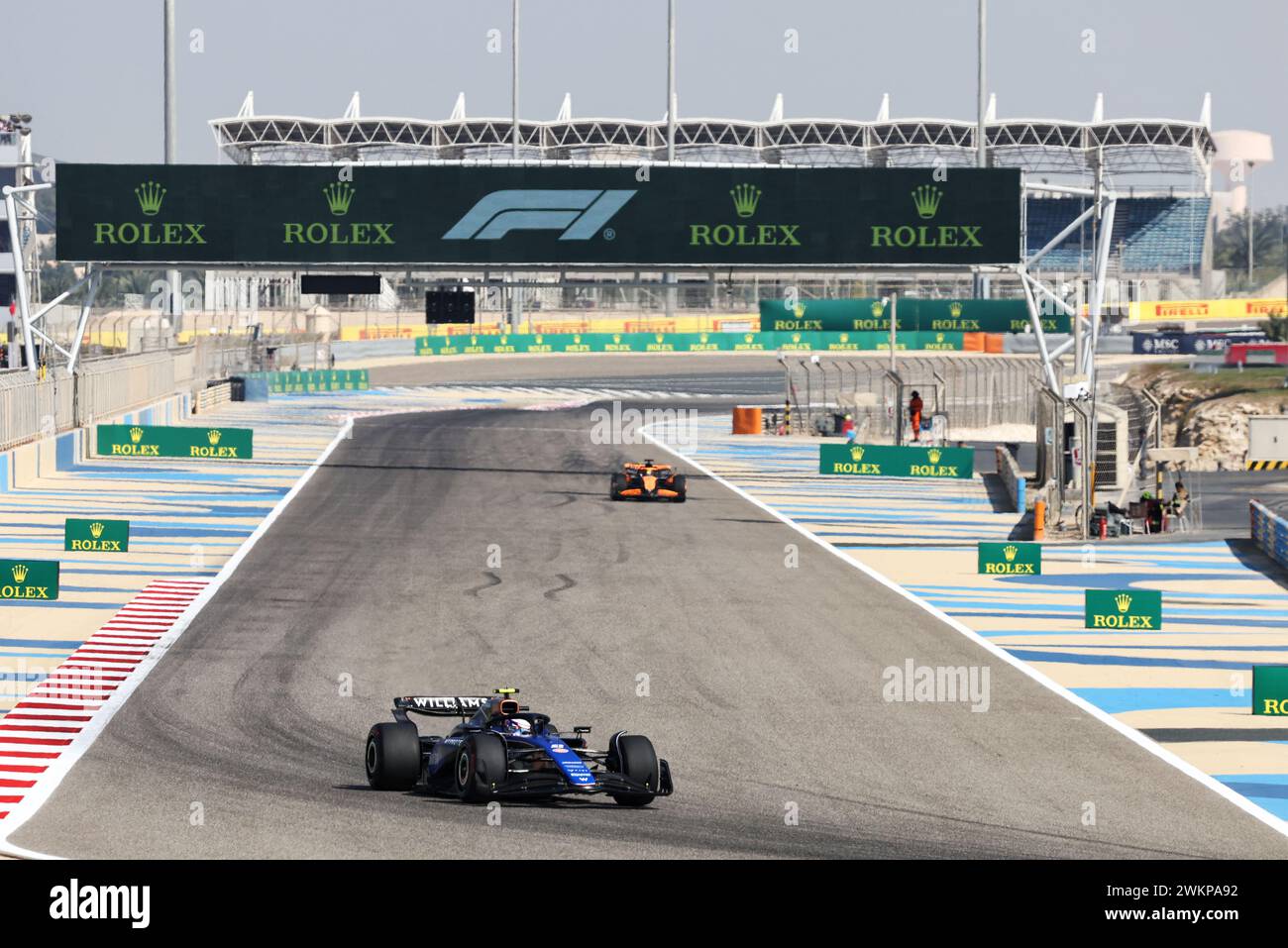 Sakhir, Bahrein. 22 febbraio 2024. Logan Sargeant (USA) Williams Racing FW46. 22.02.2024. Formula 1 test, Sakhir, Bahrein, giorno due. Il credito fotografico dovrebbe essere: XPB/Alamy Live News. Foto Stock