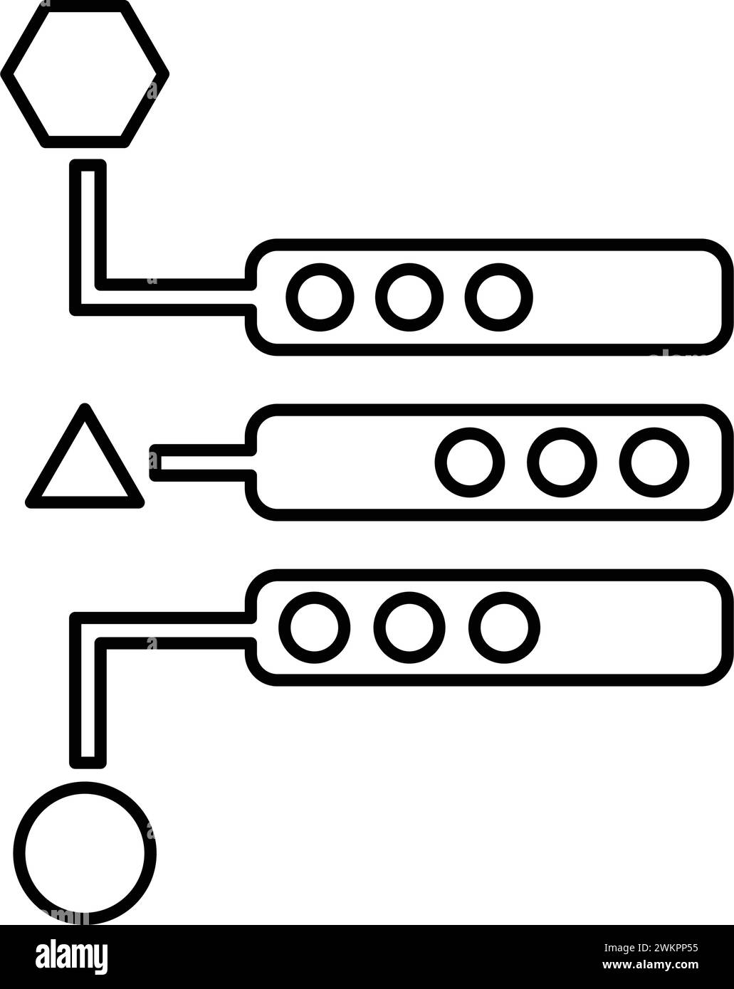 Icona Variety, server, data: Ideale per file stampati e presentazioni, progettazione e sviluppo di siti Web, materiali promozionali e illustrazioni Illustrazione Vettoriale