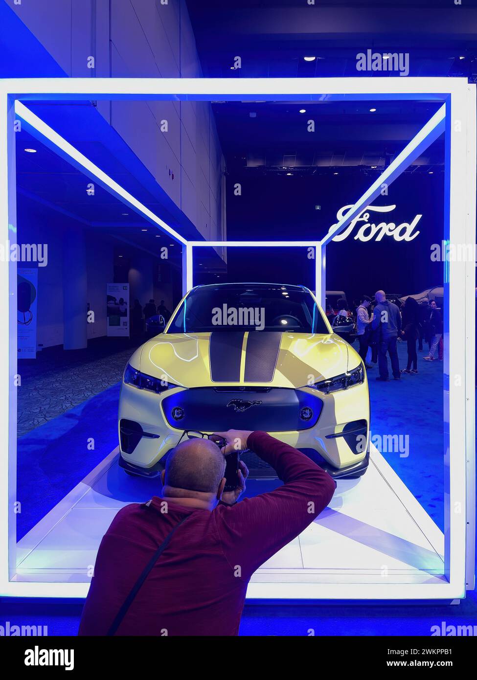 Canadian International AUTOSHOW nel Toronto Metro Convention Centre a Toronto, Canada - 17 febbraio 2024 Foto Stock