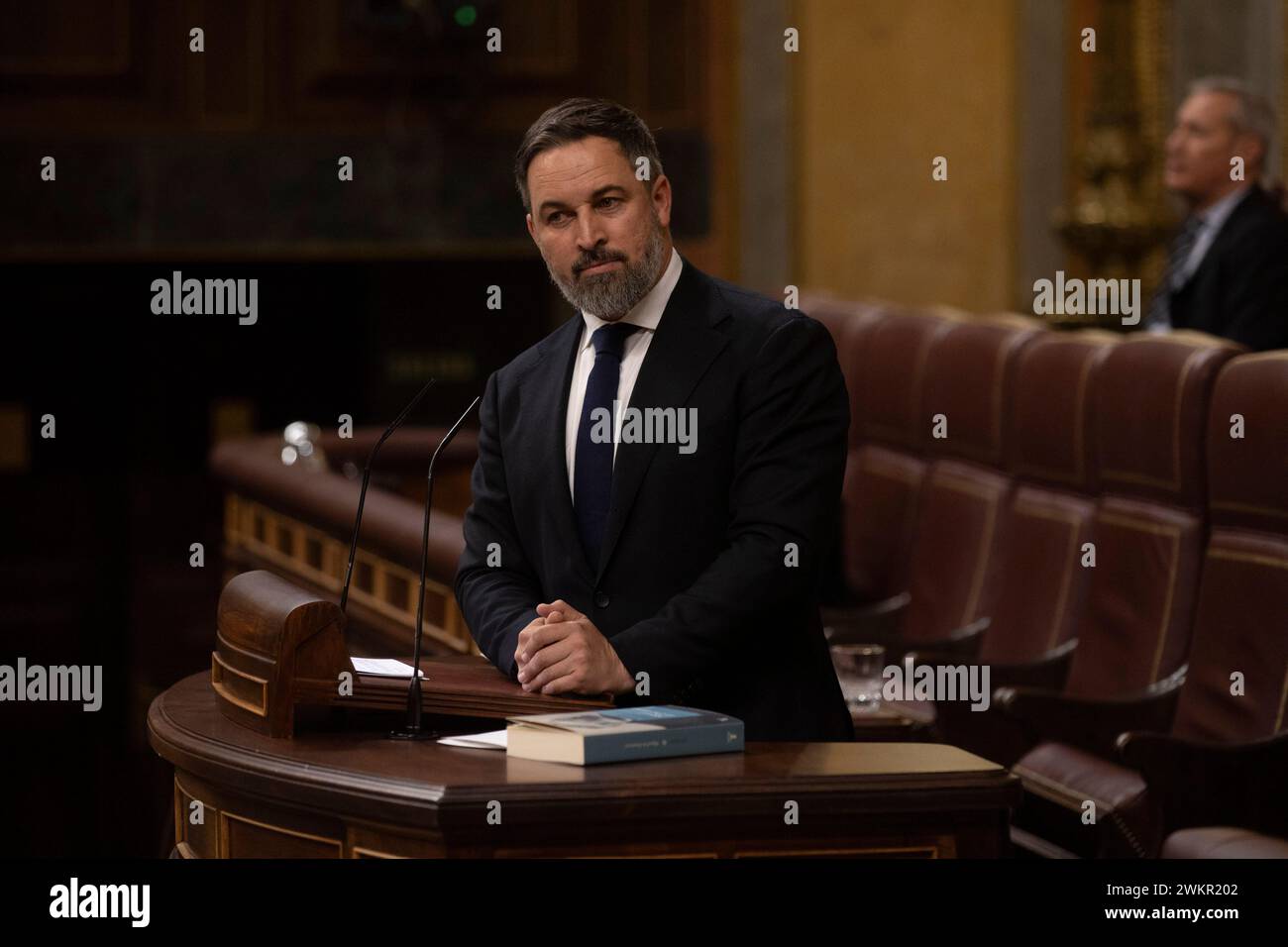 Madrid, 15/11/2023. Congresso dei deputati. Prima sessione del dibattito sull'investitura di Pedro Sánchez. Foto: Ángel de Antonio. ARCHDC. Crediti: Album / Archivo ABC / Ángel de Antonio Foto Stock