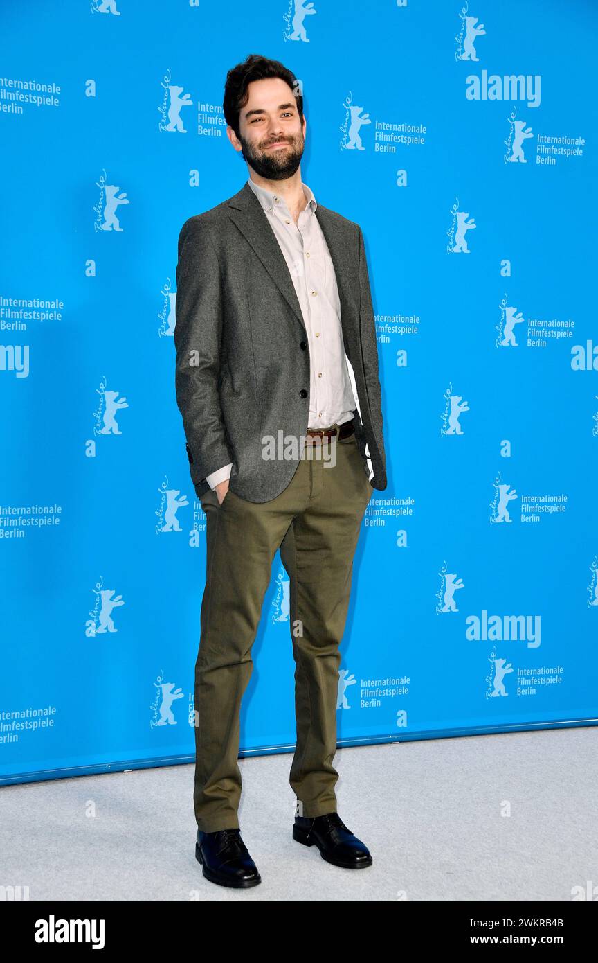 Michael Parets beim Photocall zum Kinofilm "Spaceman" auf der Berlinale 2024 / 74. Internationale Filmfestspiele Berlin im Hotel Grand Hyatt. Berlino, 21.02.2024 Foto Stock