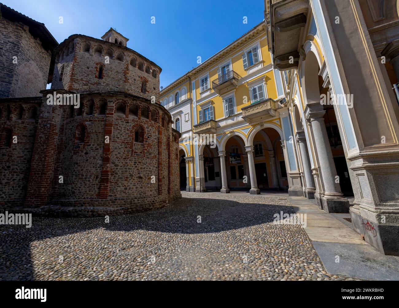 BIELLA, ITALIA, 1 GIUGNO 2023 - Battistero di biella in Piemonte, Italia Foto Stock