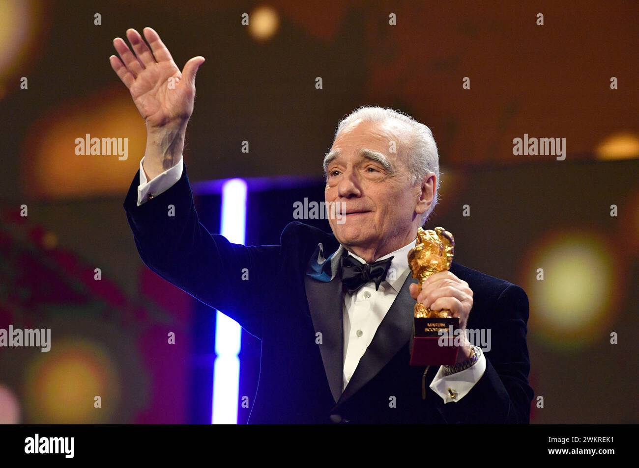 Martin Scorsese bei der Verleihung des Goldenen Ehrenbären an Martin Scorsese auf der Berlinale 2024 / 74. Internationale Filmfestspiele Berlin im Berlinale Palast. Berlino, 20.02.2024 Foto Stock