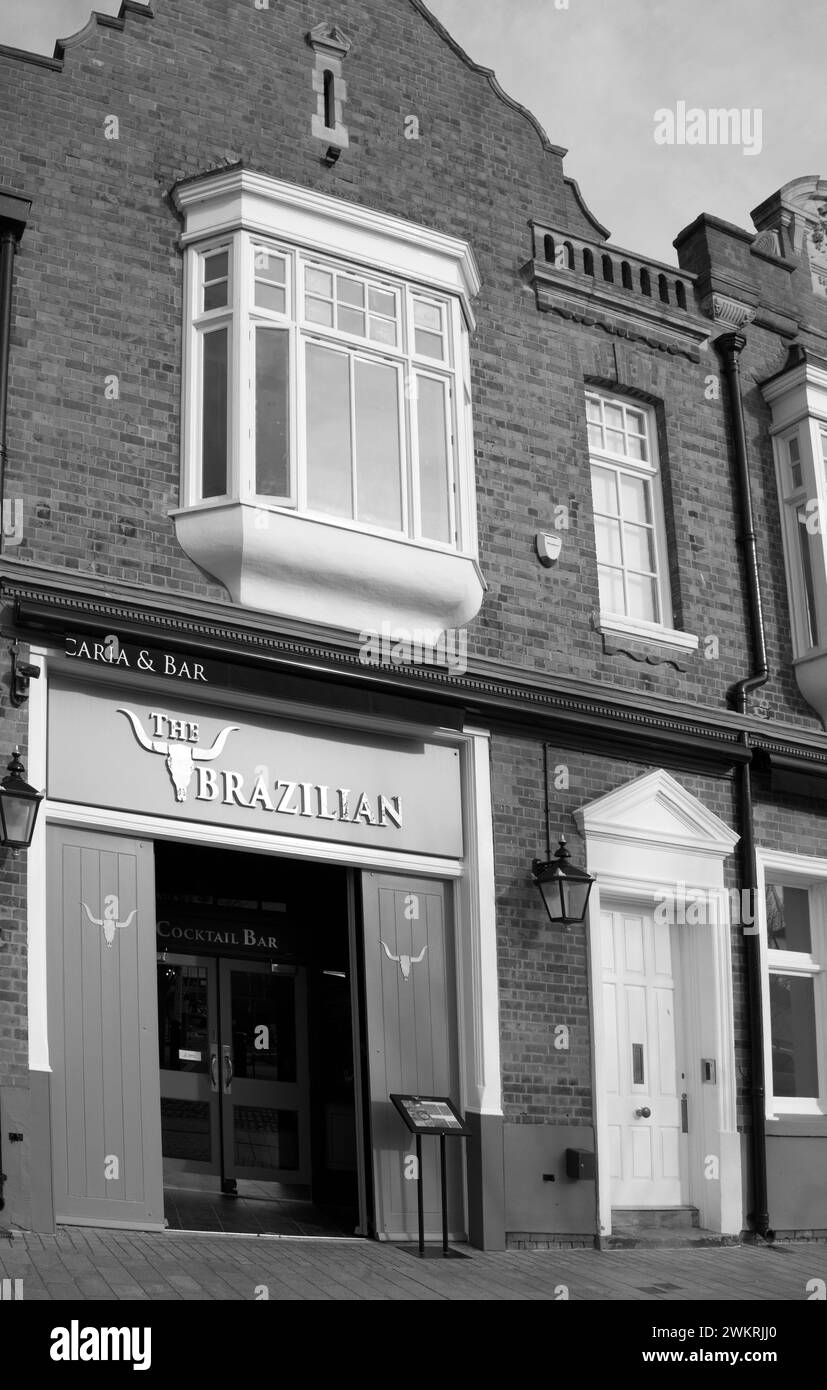 La Churrascarria brasiliana e il bar della Marina di Hull, Yorkshire Foto Stock