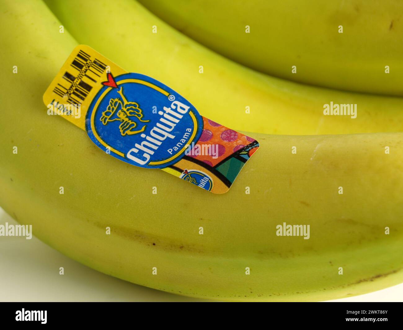 Logo e simbolo delle banane Chiquita Foto Stock