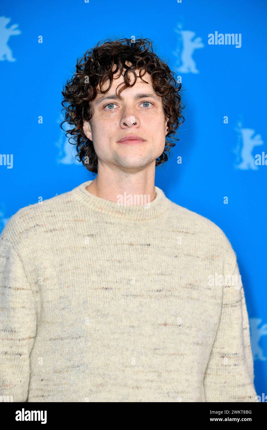 Douglas Smith beim Photocall zum Kinofilm 'Seven Veils' auf der Berlinale 2024 / 74. Internationale Filmfestspiele Berlin im Hotel Grand Hyatt. Berlino, 22.02.2024 Foto Stock