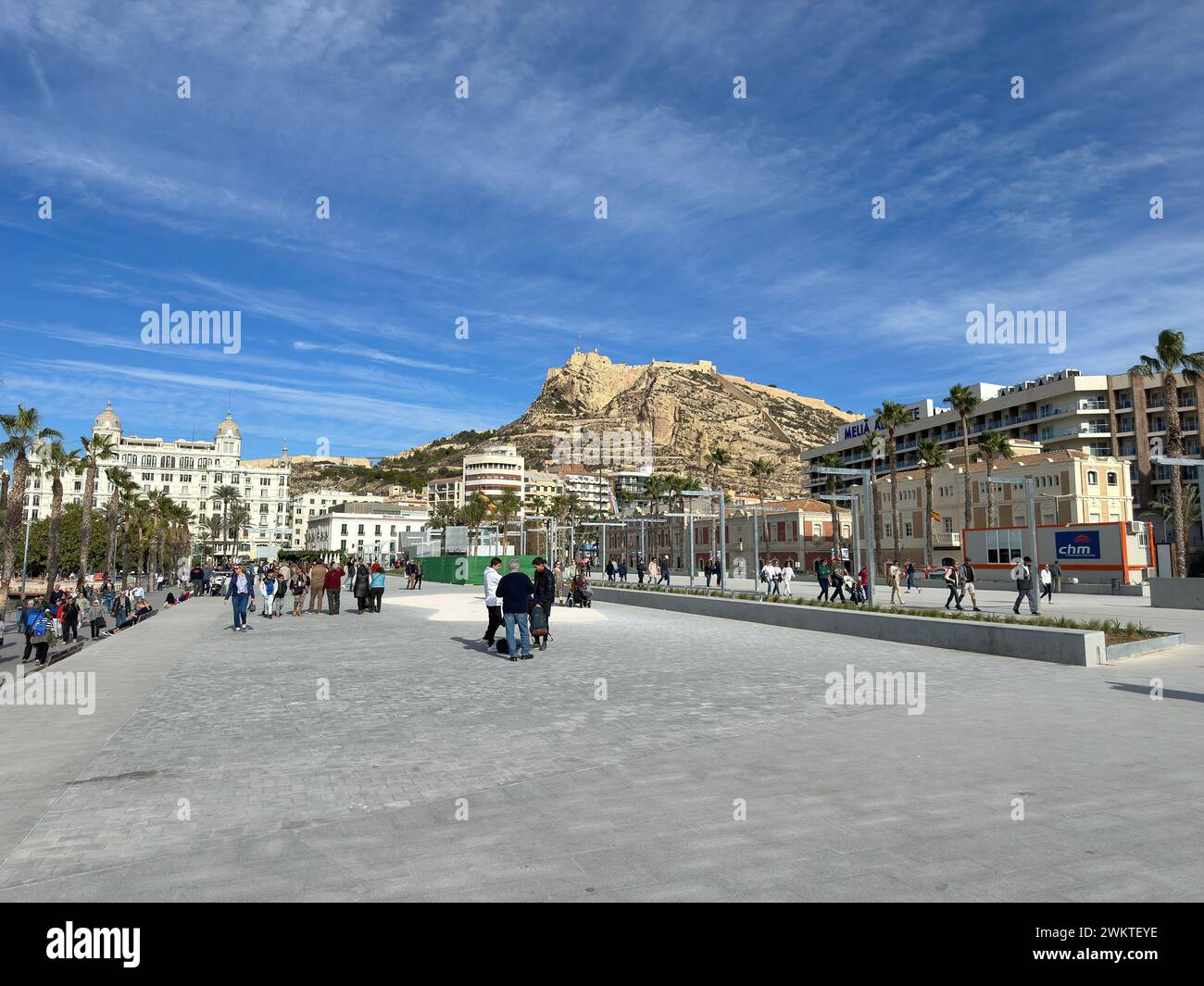 Castello di Santa Barbara, Alicante, Spagna Foto Stock