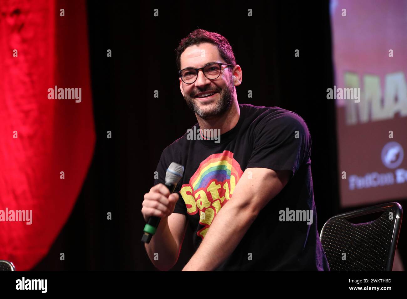Tom Ellis ( serie Lucifer - Lucifer Morningstar ) partecipa al Magic con 2019, 27.04.19, Maritim Hotel Bonn / Bad Godesberg Foto Stock
