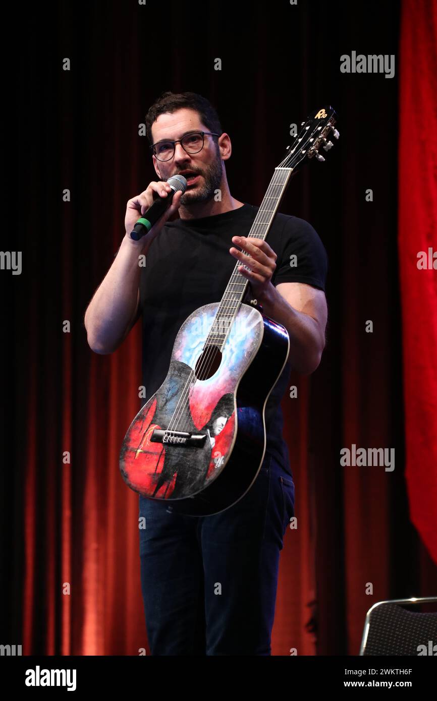 Tom Ellis ( serie Lucifer - Lucifer Morningstar ) partecipa al Magic con 2019, 27.04.19, Maritim Hotel Bonn / Bad Godesberg Foto Stock
